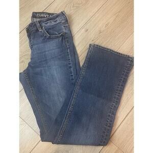 New York & Company Womens Curvy Boot Jean Size 6 100 Cotton